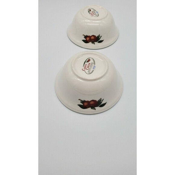 WSP Cades Creek Collection APPLE Set of 2 5 1/4" Fruit Dessert Bowls Stoneware - Picture 6 of 12